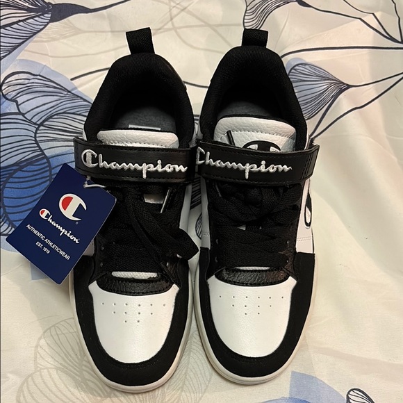 Champion Other - Champion Black and White Sneakers with Rubber Sole